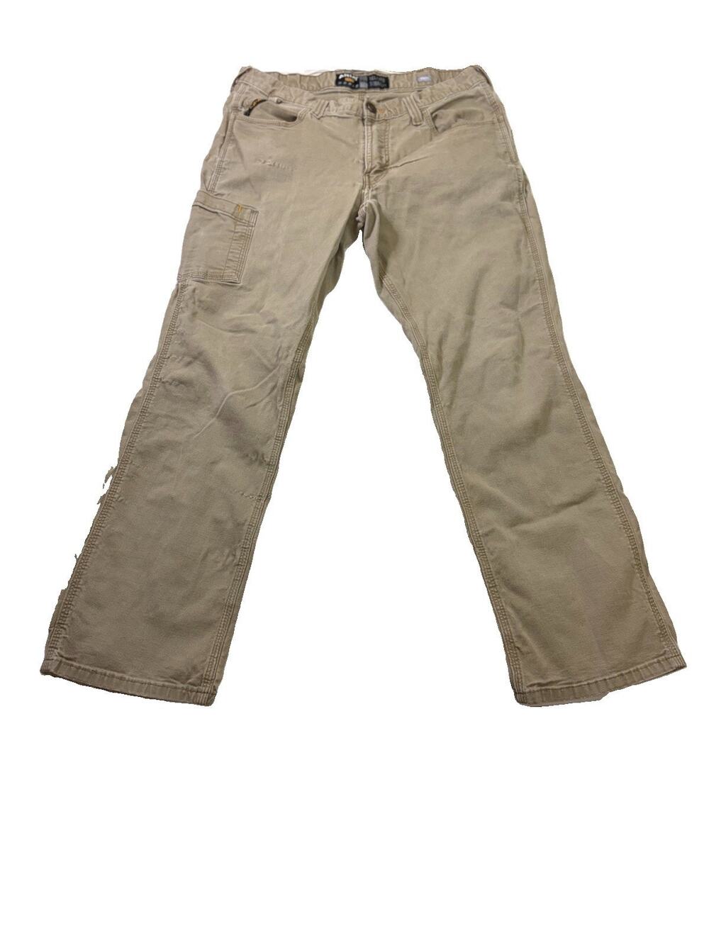 Ariat Pants Men’s Fits 34x30 Rebar M4 Relaxed Straight Khaki Workwear Utility